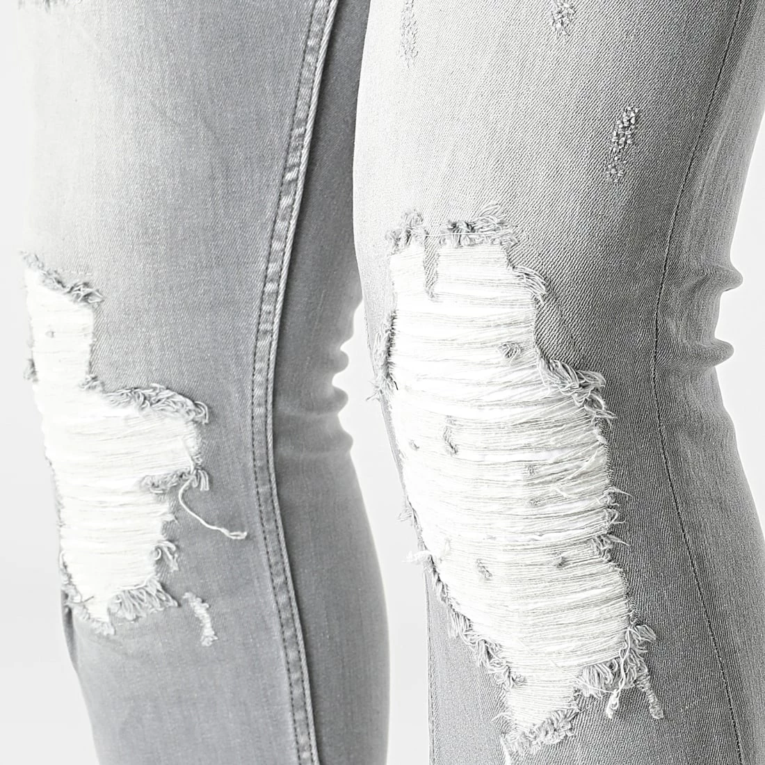 Nouveau 😍 Jean Skinny DHZ-3803 Gris de Classic Series 🔥 4 Nouveau 😍 Jean Skinny DHZ-3803 Gris de Classic Series 🔥 – Image 2