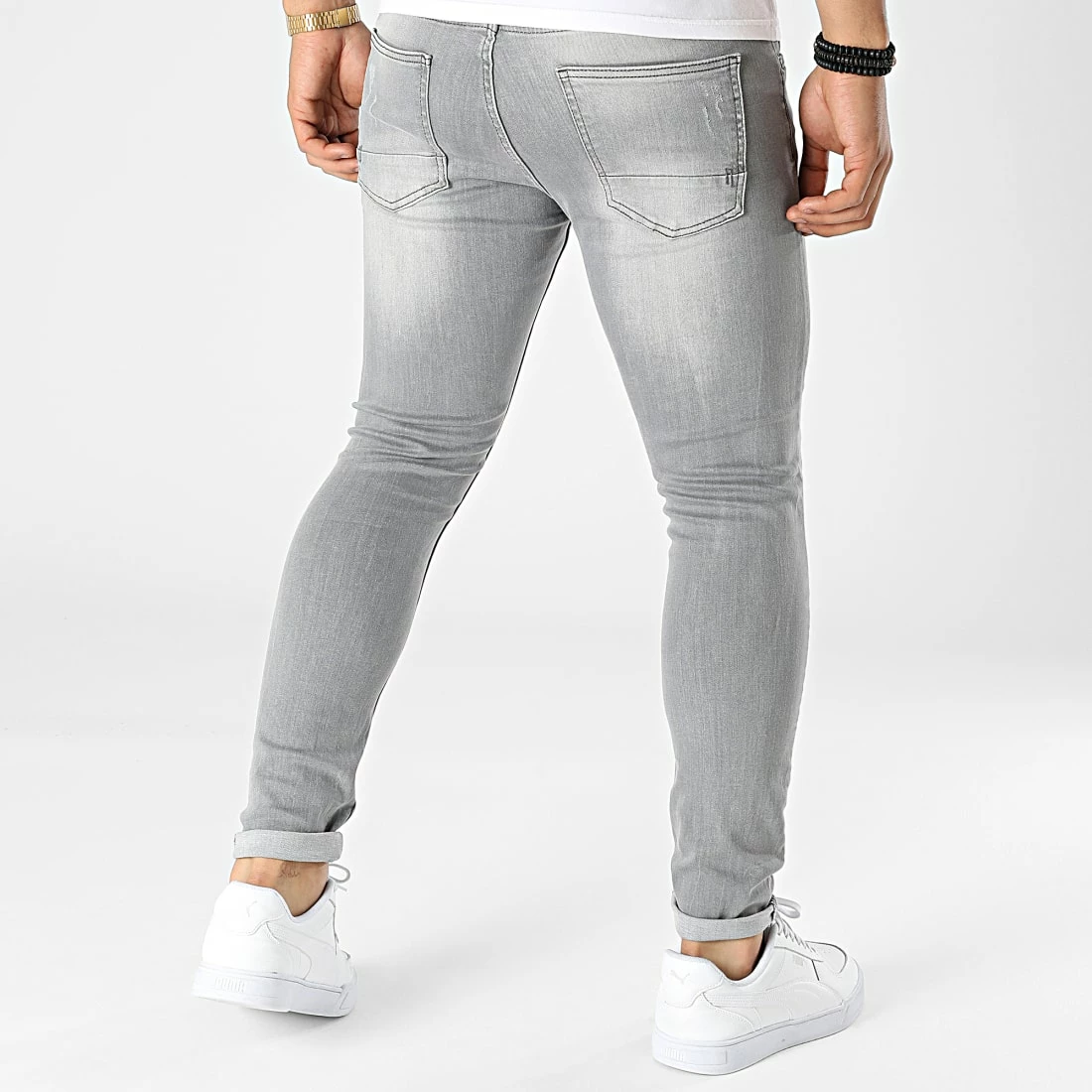 Nouveau 😍 Jean Skinny DHZ-3803 Gris de Classic Series 🔥 6 Nouveau 😍 Jean Skinny DHZ-3803 Gris de Classic Series 🔥 – Image 4