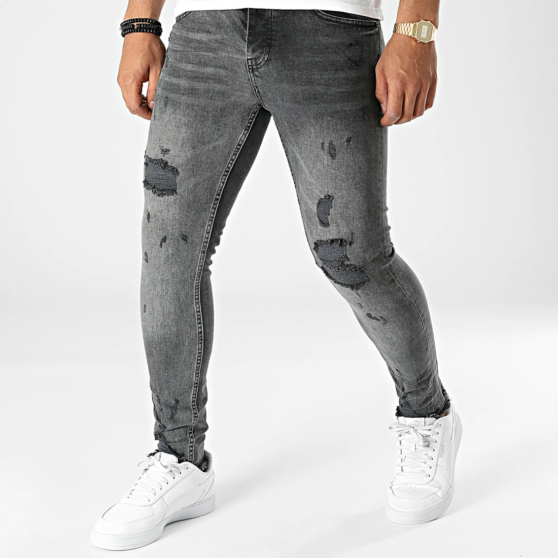 Vente flash 😍 Jean Skinny DHZ-3739 Gris Anthracite de Classic Series 👍 3 Vente flash 😍 Jean Skinny DHZ-3739 Gris Anthracite de Classic Series 👍
