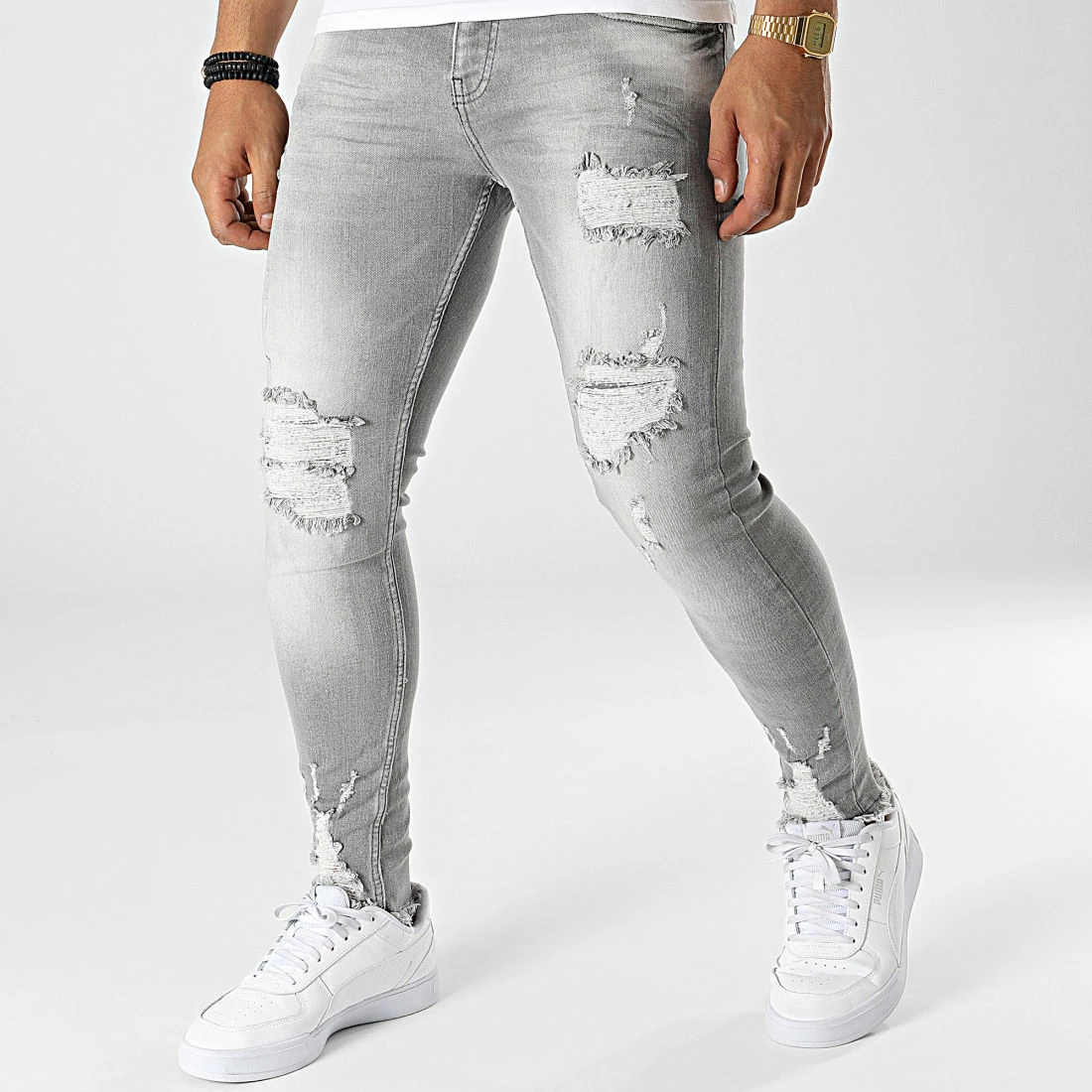 Nouveau 😉 Jean Skinny DHZ-3739 Gris de Classic Series ✔️ 3 Nouveau 😉 Jean Skinny DHZ-3739 Gris de Classic Series ✔️