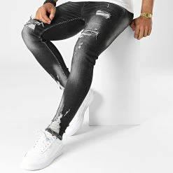 Remise ✨ Jean Skinny DHZ-3781 Gris Anthracite de Classic Series 🥰 -Classic Series Soldes classic series 323315 DHZ 3781 1 SIYAH 20220610T142915 03