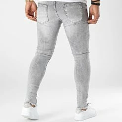 Sortie ✔️ Jean Slim DHZ-3738-2 Gris de Classic Series 👍 -Classic Series Soldes classic series 323323 DHZ 3738 2 FUME 20220727T150649 04