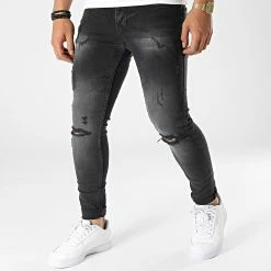 Acheter 😉 Jean Skinny DHZ-3203 Gris Anthracite de Classic Series 🌟