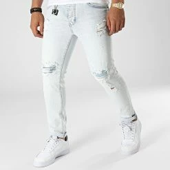 Top 10 ✨ Jean Slim DH-5007 Bleu Wash de Classic Series 🥰