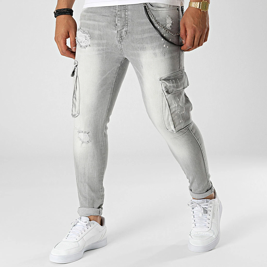 Budget 🥰 Jean Skinny DHZ-3807 Gris de Classic Series 👏 3 Budget 🥰 Jean Skinny DHZ-3807 Gris de Classic Series 👏