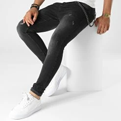 Meilleure affaire 🔔 Jean Skinny DHZ-3656 Gris Anthracite de Classic Series 🔔 -Classic Series Soldes classic series 323381 DHZ 3656 1 SIYAH 20220610T142332 03