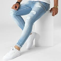 Grosses soldes ⌛ Jean Skinny DHZ-3847 Bleu Wash de Classic Series 👍 -Classic Series Soldes classic series 323385 DHZ 3847 O MAVI 20220610T142941 03