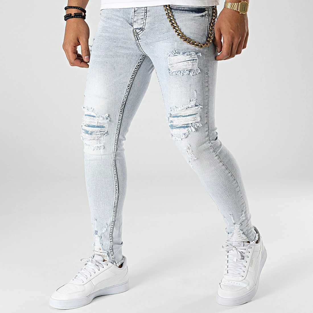 De gros 😀 Jean Skinny DHZ-3811 Bleu Wash de Classic Series 🛒 3 De gros 😀 Jean Skinny DHZ-3811 Bleu Wash de Classic Series 🛒