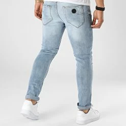 Offres ⌛ Jean Slim DH-5005 Bleu Wash de Classic Series 👏 -Classic Series Soldes classic series 323387 DH 5005 SLIM O MAVI 20220610T143115 04