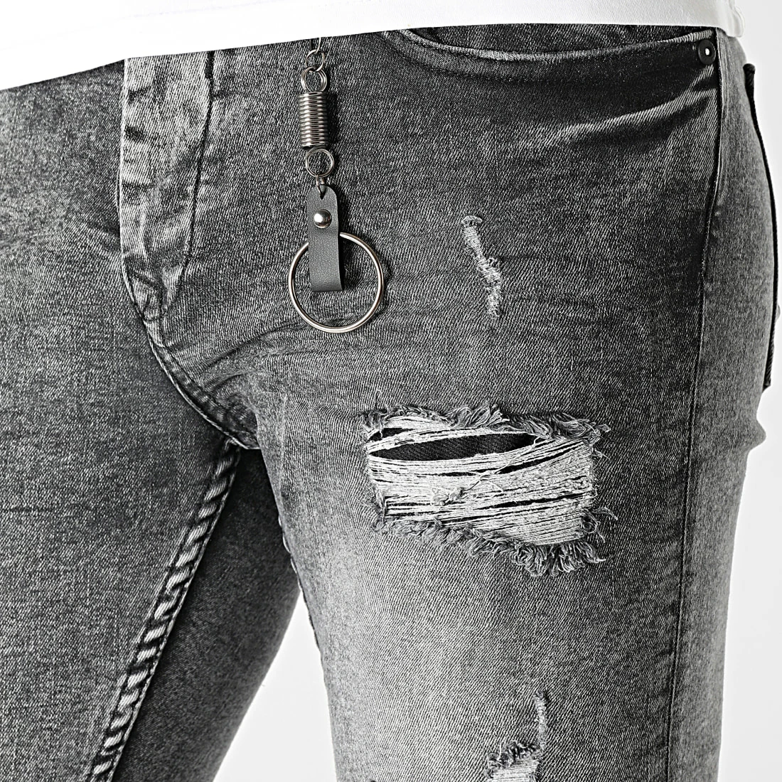 Remise 😀 Jean Skinny DHZ-3781 Gris Anthracite de Classic Series ✔️ 4 Remise 😀 Jean Skinny DHZ-3781 Gris Anthracite de Classic Series ✔️ – Image 2