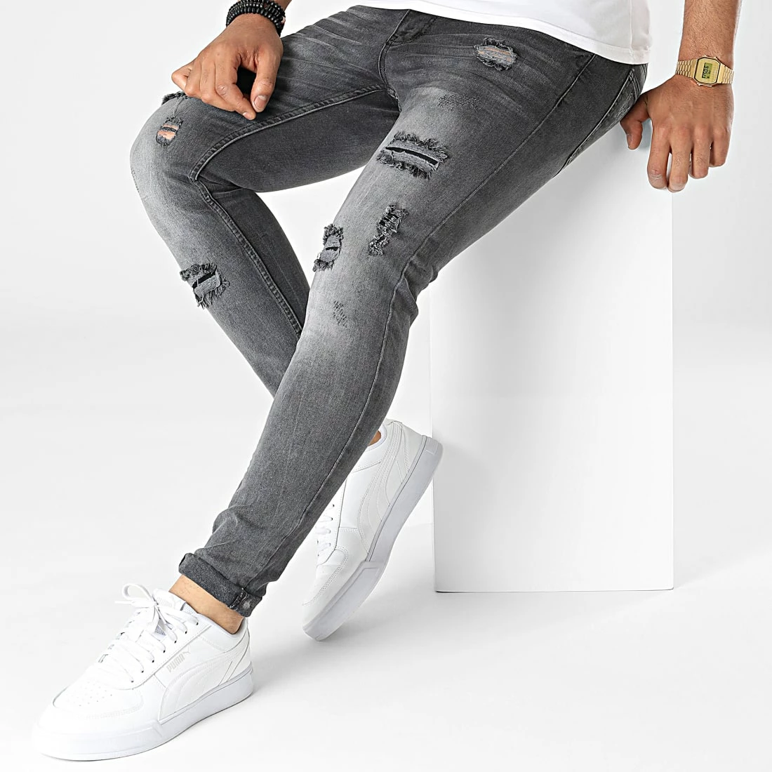 Offres 🥰 Jean Skinny DHZ-3648 Gris Anthracite de Classic Series 👍 5 Offres 🥰 Jean Skinny DHZ-3648 Gris Anthracite de Classic Series 👍 – Image 3