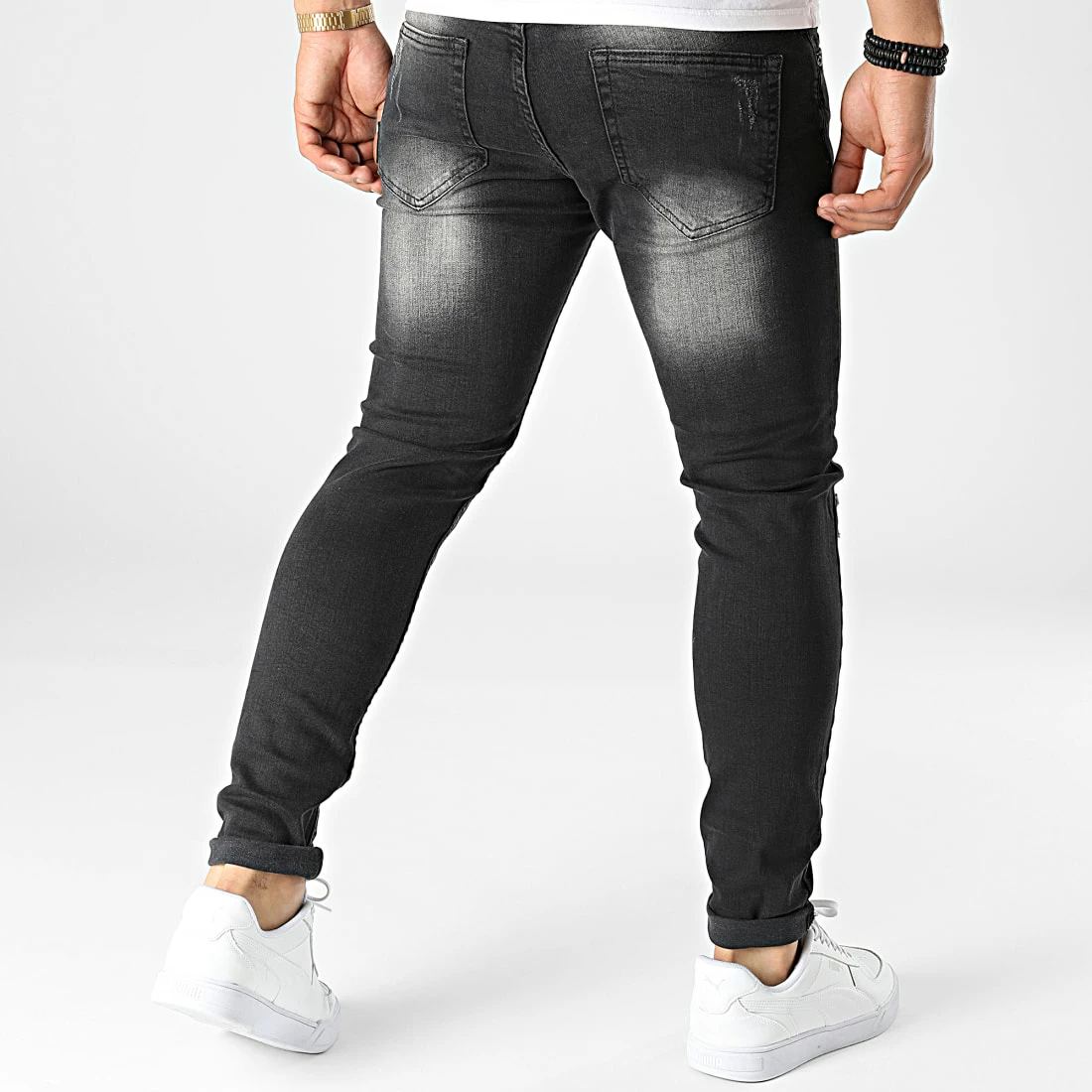 Bon marché ❤️ Jean Skinny DHZ-3285 Noir de Classic Series ⭐ 6 Bon marché ❤️ Jean Skinny DHZ-3285 Noir de Classic Series ⭐ – Image 4