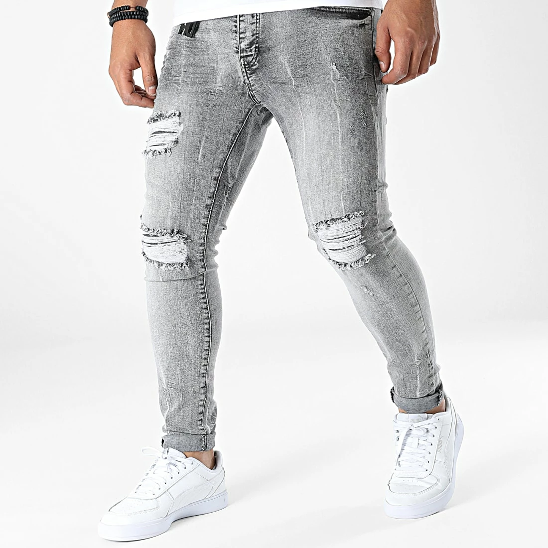 Budget 🎉 Jean Skinny DHZ-3762 Gris Chiné de Classic Series ❤️ 3 Budget 🎉 Jean Skinny DHZ-3762 Gris Chiné de Classic Series ❤️