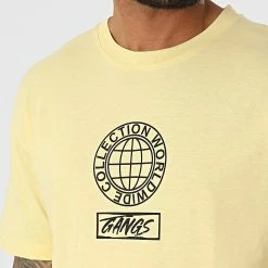 Promo 🌟 Tee 👕 Shirt G22-683 Jaune de Classic Series 🤩 -Classic Series Soldes classic series 323734 G22 683 SARI 20220708T101708 02