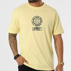 Promo 🌟 Tee 👕 Shirt G22-683 Jaune de Classic Series 🤩 -Classic Series Soldes classic series 323734 G22 683 SARI 20220708T101709 03