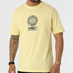 Promo 🌟 Tee 👕 Shirt G22-683 Jaune de Classic Series 🤩 -Classic Series Soldes classic series 323734 G22 683 SARI 20220708T101711 04