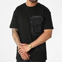 Grosses soldes 🤩 Ensemble Tee 👕 Shirt Poche Et Pantalon Jogging F22-908T Noir de Classic Series ✨ -Classic Series Soldes classic series 323744 F22 908T SIYAH 20220617T150824 03