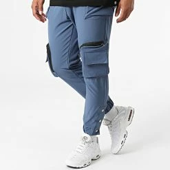 Remise 👍 Ensemble Tee 👚 Shirt Poche Et Pantalon Jogging F22-909T Noir Bleu de Classic Series ✔️ -Classic Series Soldes classic series 323764 F22 909T SIYAH MAVI 20220617T150917 04