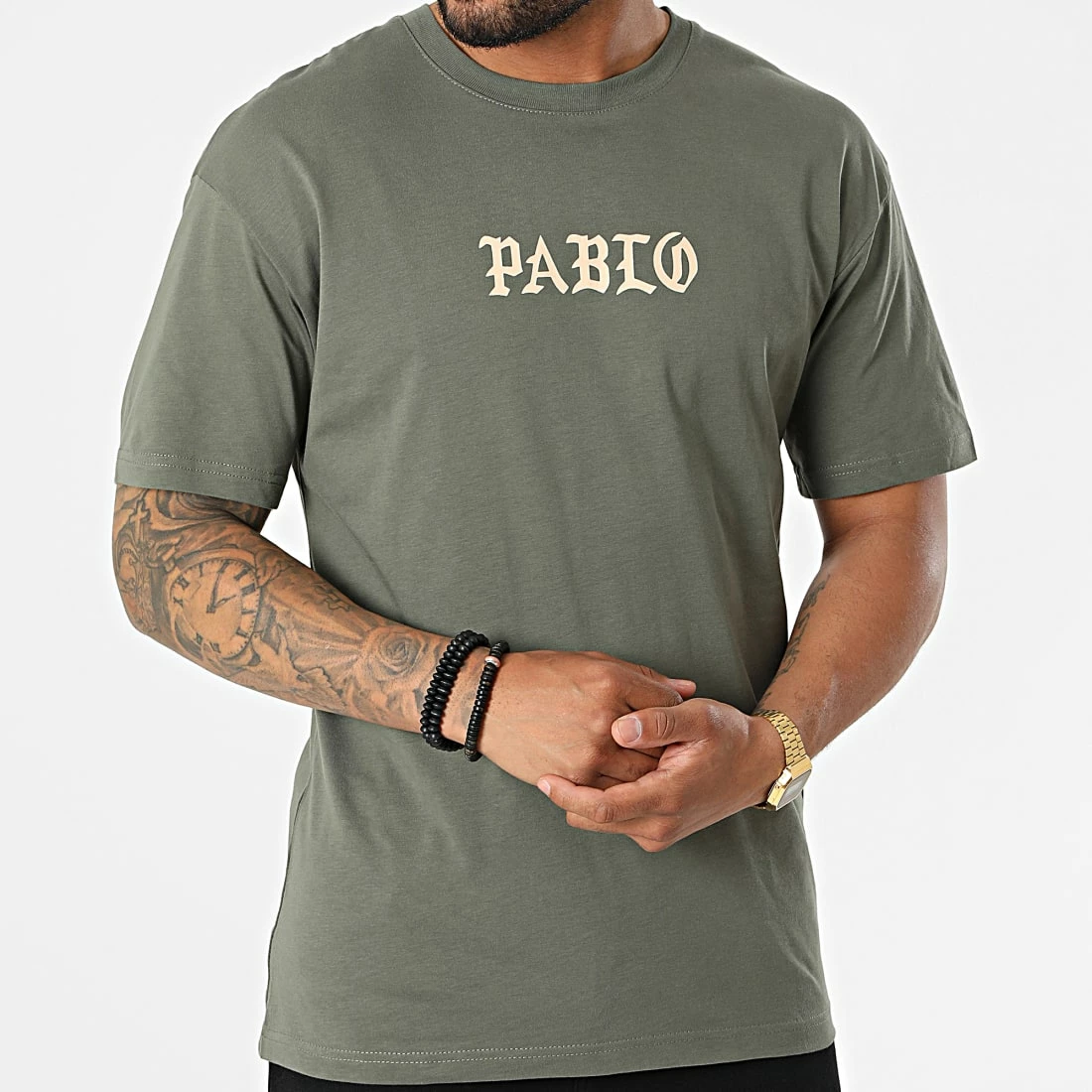 Top 10 🔥 Tee 👚 Shirt G22-708 Vert Kaki de Classic Series ❤️ 5 Top 10 🔥 Tee 👚 Shirt G22-708 Vert Kaki de Classic Series ❤️ – Image 3