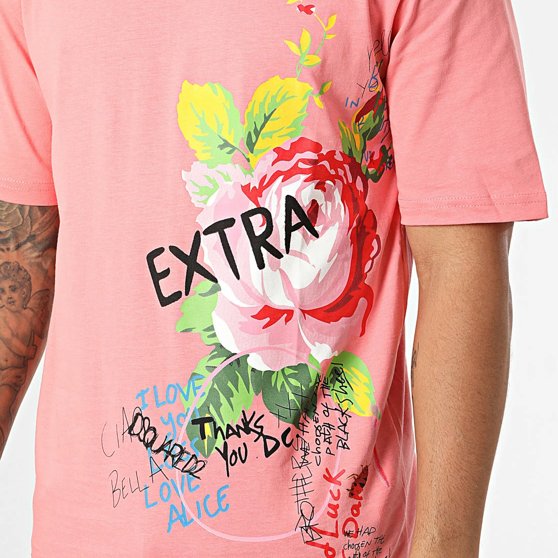 Grosses soldes ✨ Tee 👚 Shirt EX509 Rose de Classic Series ⌛ 4 Grosses soldes ✨ Tee 👚 Shirt EX509 Rose de Classic Series ⌛ – Image 2