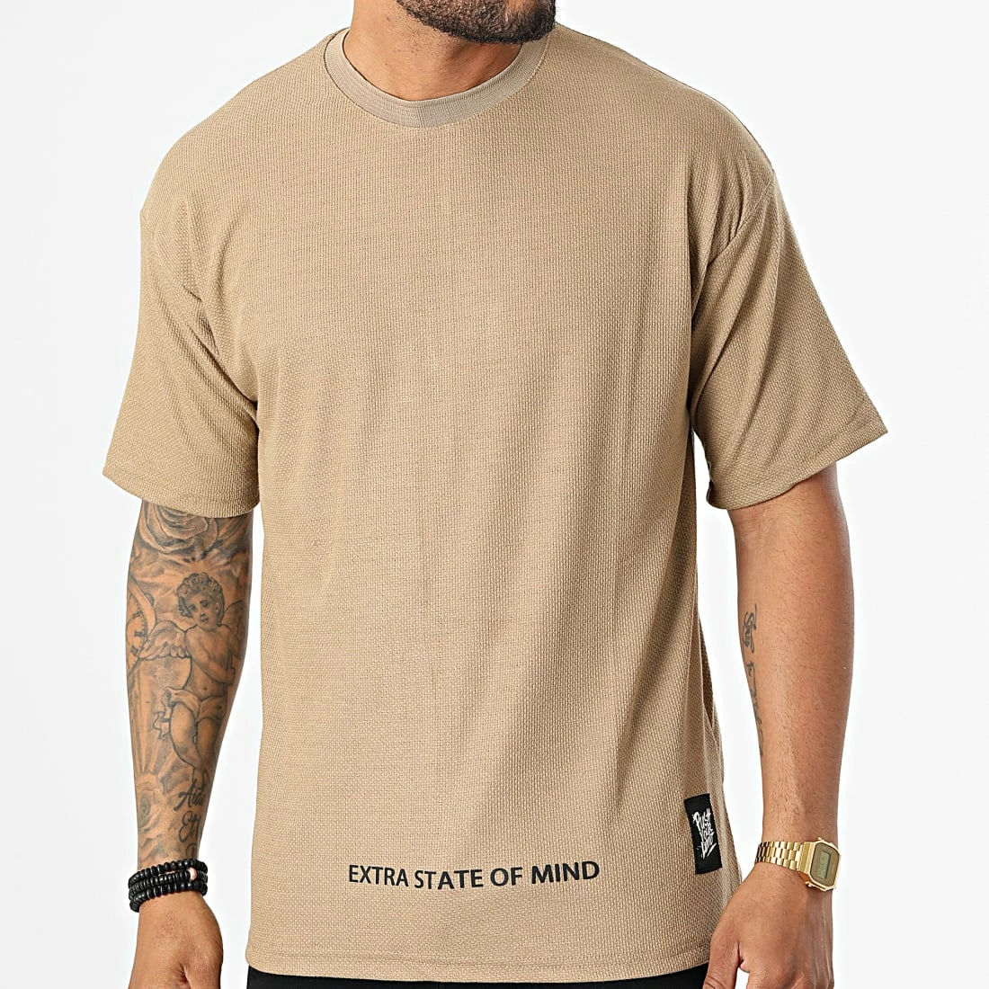 Remise 🎉 Tee 👕 Shirt EXO302 Marron de Classic Series ✨ 3 Remise 🎉 Tee 👕 Shirt EXO302 Marron de Classic Series ✨