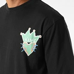 Promo 😀 Tee 👚 Shirt EX516 Noir de Classic Series 👏 -Classic Series Soldes classic series 324256 EX516 BLACK 20220617T161758 02