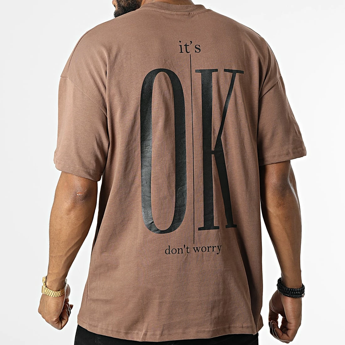 Meilleure vente 💯 Tee 👕 Shirt Oversize Large A Poche 22-Y111 Marron de Classic Series 💯 3 Meilleure vente 💯 Tee 👕 Shirt Oversize Large A Poche 22-Y111 Marron de Classic Series 💯