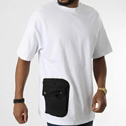 Coupon 🎁 Tee 👚 Shirt Oversize Large A Poche 22-Y111 Blanc de Classic Series 💯 -Classic Series Soldes classic series 324276 22 Y111 BEYAZ 20220617T153446 03