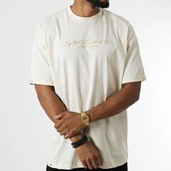 Nouveau ⌛ Tee 👕 Shirt 22-Y296 Beige de Classic Series 😉 -Classic Series Soldes classic series 324293 22 Y296 BEJ 20220620T155730 03