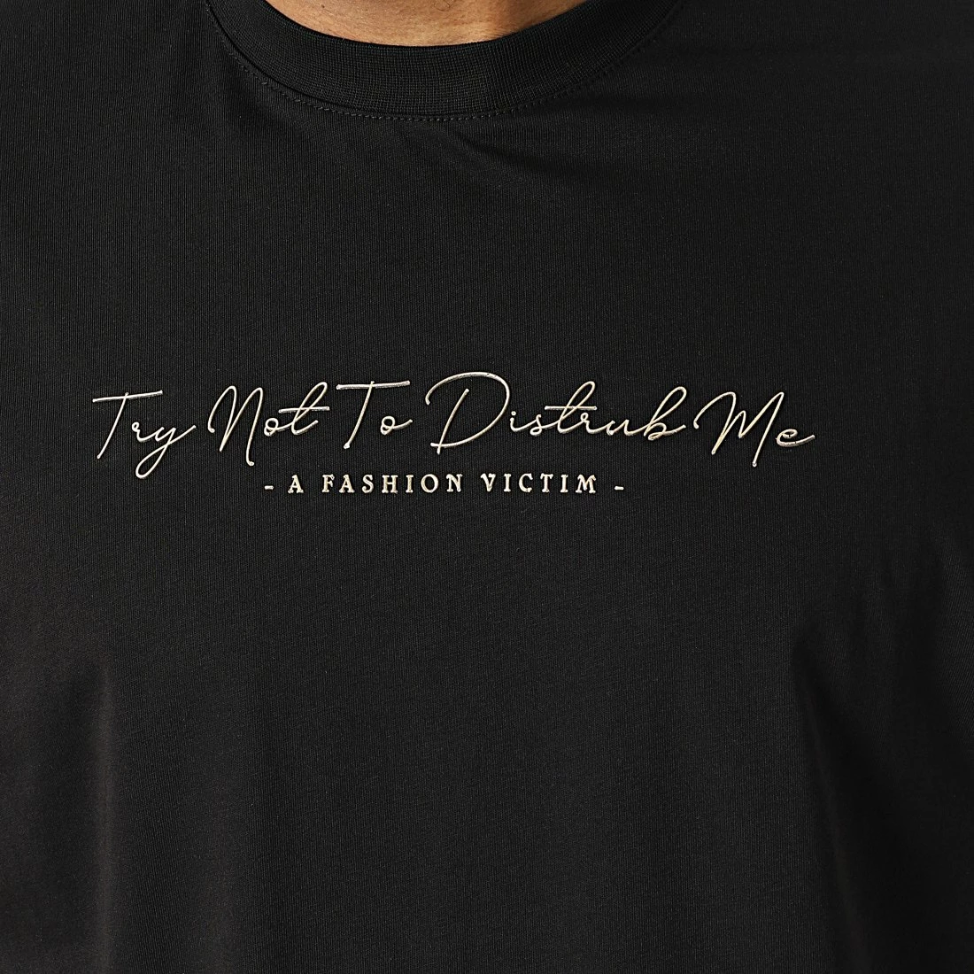 Bon marché 👍 Tee 👚 Shirt 22-Y296 Noir de Classic Series ✔️ 4 Bon marché 👍 Tee 👚 Shirt 22-Y296 Noir de Classic Series ✔️ – Image 2