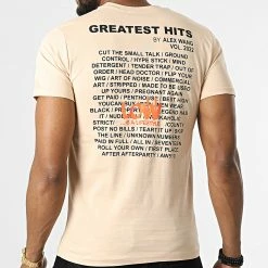 Grosses soldes 😀 Tee 👚 Shirt BEJ183 Beige de Classic Series 👏