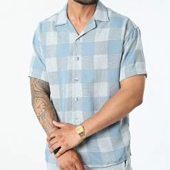 Vente flash 🌟 Ensemble Chemise Manches Courtes Et Pantalon Jogging PP021 Bleu Clair de Classic Series ⭐ 8 Vente flash 🌟 Ensemble Chemise Manches Courtes Et Pantalon Jogging PP021 Bleu Clair de Classic Series ⭐ -Classic Series Soldes classic series 324309 PP021 BLUE 20220627T093811 03