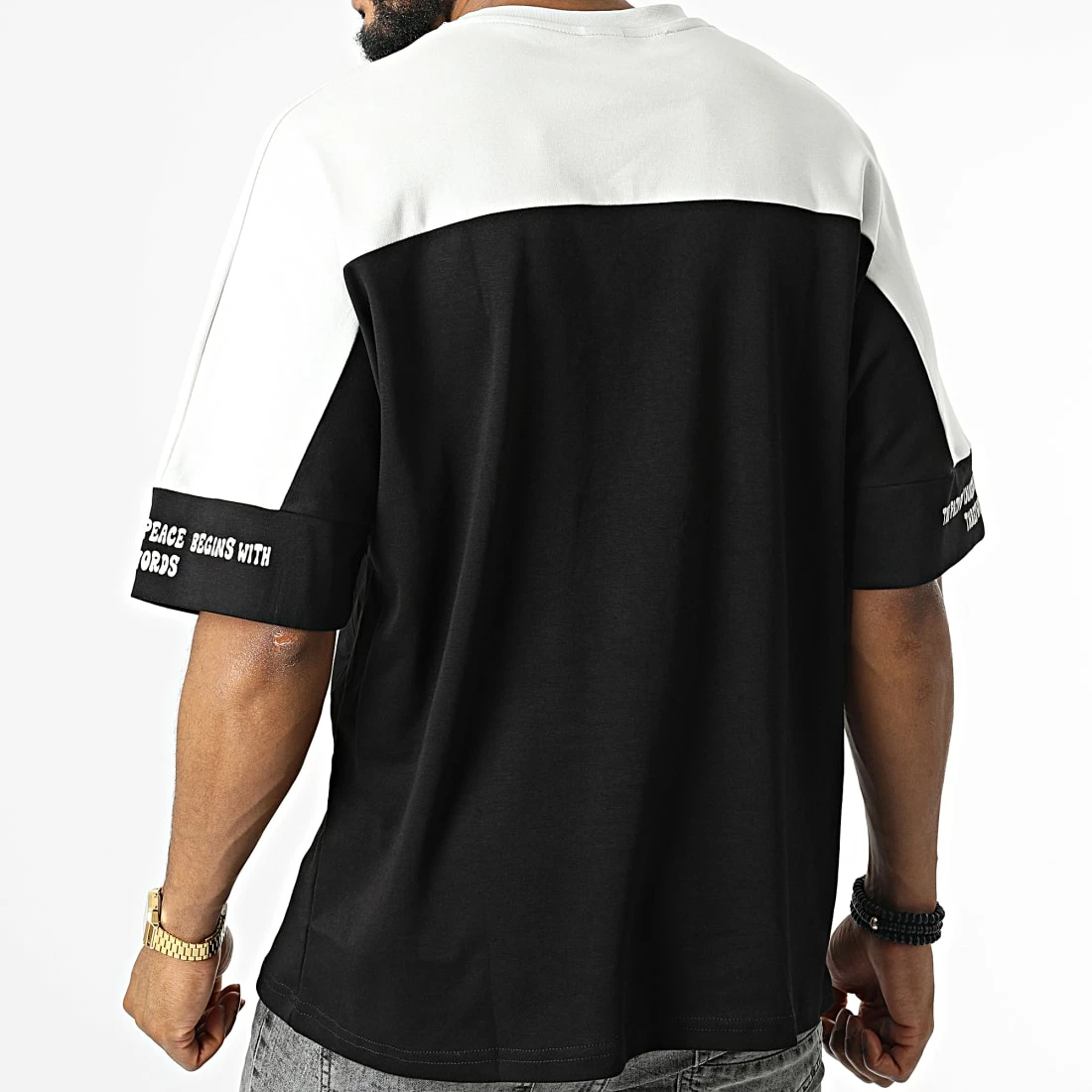 Meilleure vente 💯 Tee 👚 Shirt Oversize Large 22-Y213 Noir de Classic Series ❤️ 6 Meilleure vente 💯 Tee 👚 Shirt Oversize Large 22-Y213 Noir de Classic Series ❤️ – Image 4