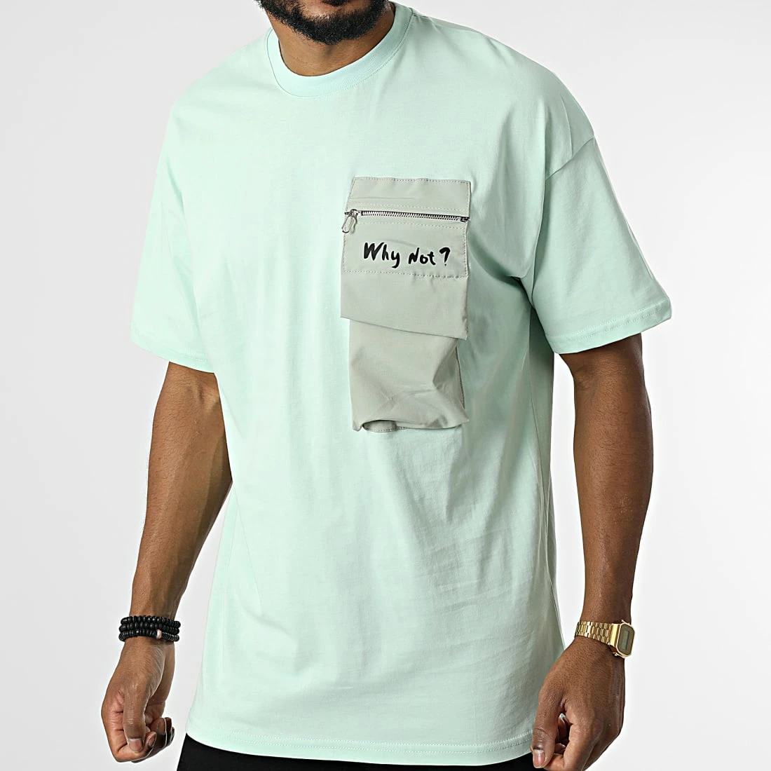 Budget 😍 Tee 👕 Shirt Poche 22-Y285 Vert de Classic Series 🌟 3 Budget 😍 Tee 👕 Shirt Poche 22-Y285 Vert de Classic Series 🌟