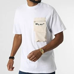 Meilleure affaire ⭐ Tee 👚 Shirt Poche 22-Y285 Blanc de Classic Series 🧨 -Classic Series Soldes classic series 324364 22 Y285 BEYAZ 20220617T154907 03