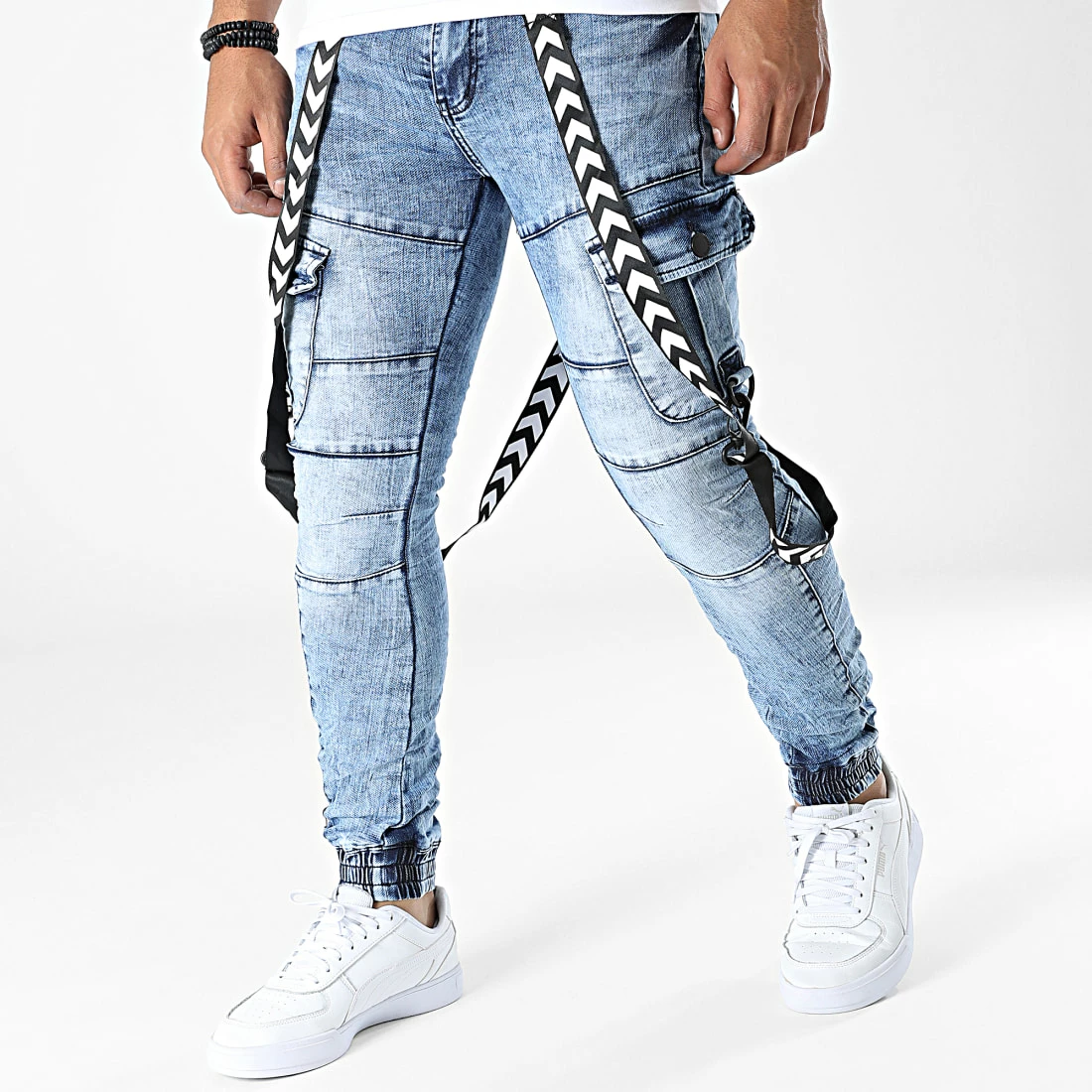 Acheter 👍 Jogger Pant Jean E9651 Bleu Denim de Classic Series 😀 3 Acheter 👍 Jogger Pant Jean E9651 Bleu Denim de Classic Series 😀