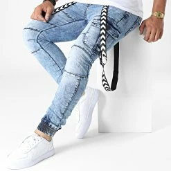 Acheter 👍 Jogger Pant Jean E9651 Bleu Denim de Classic Series 😀 8 Acheter 👍 Jogger Pant Jean E9651 Bleu Denim de Classic Series 😀 -Classic Series Soldes classic series 325495 E9651 20220706T155826 03