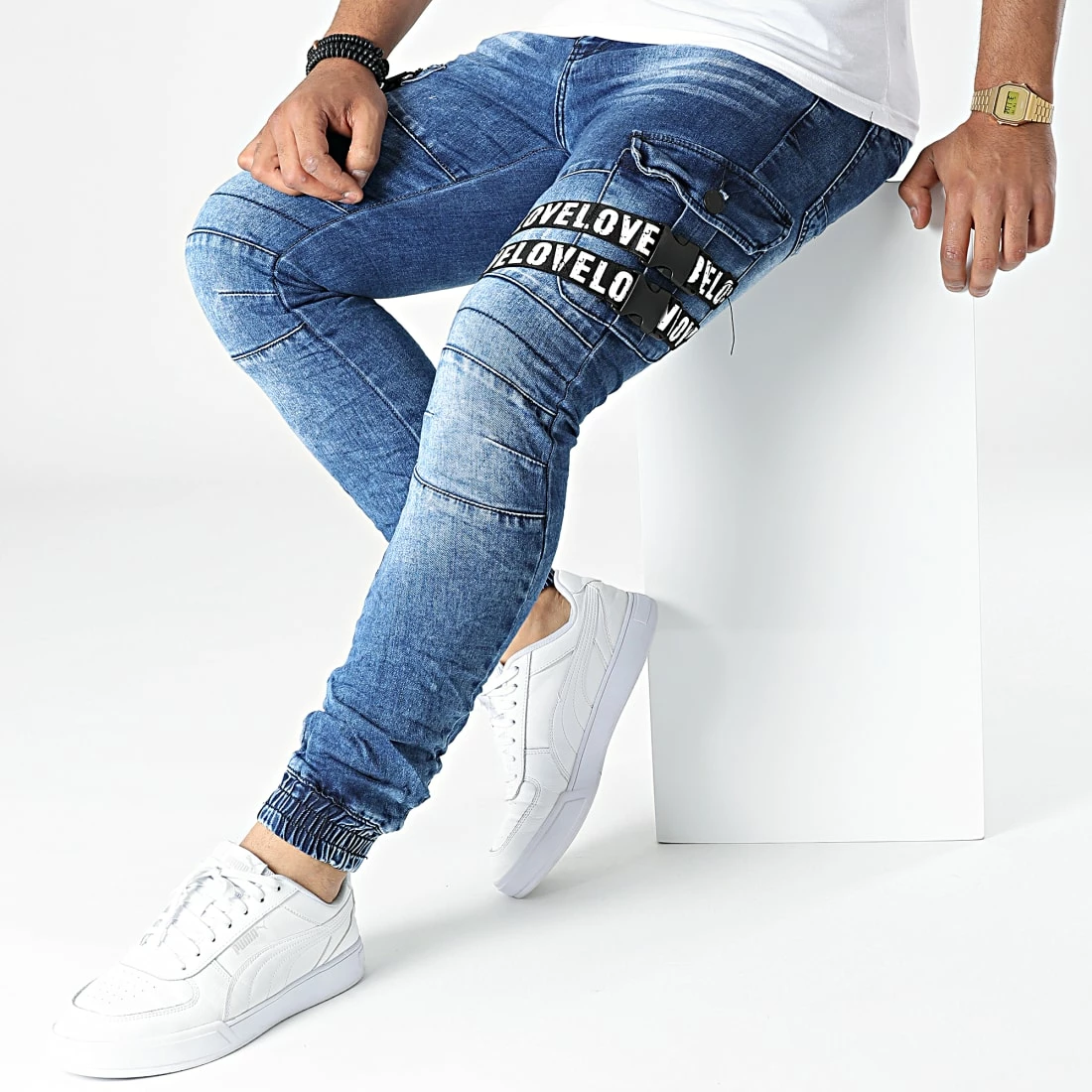 Les meilleures critiques de ❤️ Jogger Pant Jean Slim E9638 Bleu Denim de Classic Series 👍 5 Les meilleures critiques de ❤️ Jogger Pant Jean Slim E9638 Bleu Denim de Classic Series 👍 – Image 3
