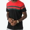 Budget ✨ Tee 👕 Shirt Tricolore 4058 Noir Vert Rouge de Classic Series 💯 -Classic Series Soldes classic series 325811 4058 ROUGE VERT NOIR 20220701T144834 01