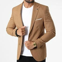 Grosses soldes ✔️ Veste Blazer X-6019 Camel de Classic Series 😀
