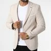 Promo 🔔 Veste Blazer X-6019 Beige de Classic Series 😉 -Classic Series Soldes classic series 325880 X 6019 BEIGE CLAIR 20220630T142626 01