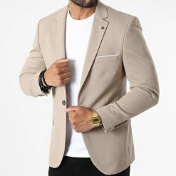 Acheter 😍 Veste Blazer X-6016 Beige de Classic Series ❤️