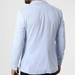 Nouveau ⌛ Veste Blazer X-6018 Bleu Clair de Classic Series 👏 -Classic Series Soldes classic series 325892 X 6018 CIEL 20220630T142036 04