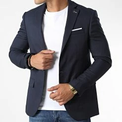 Le moins cher 🔔 Veste Blazer X-9404 Bleu Marine de Classic Series 🌟