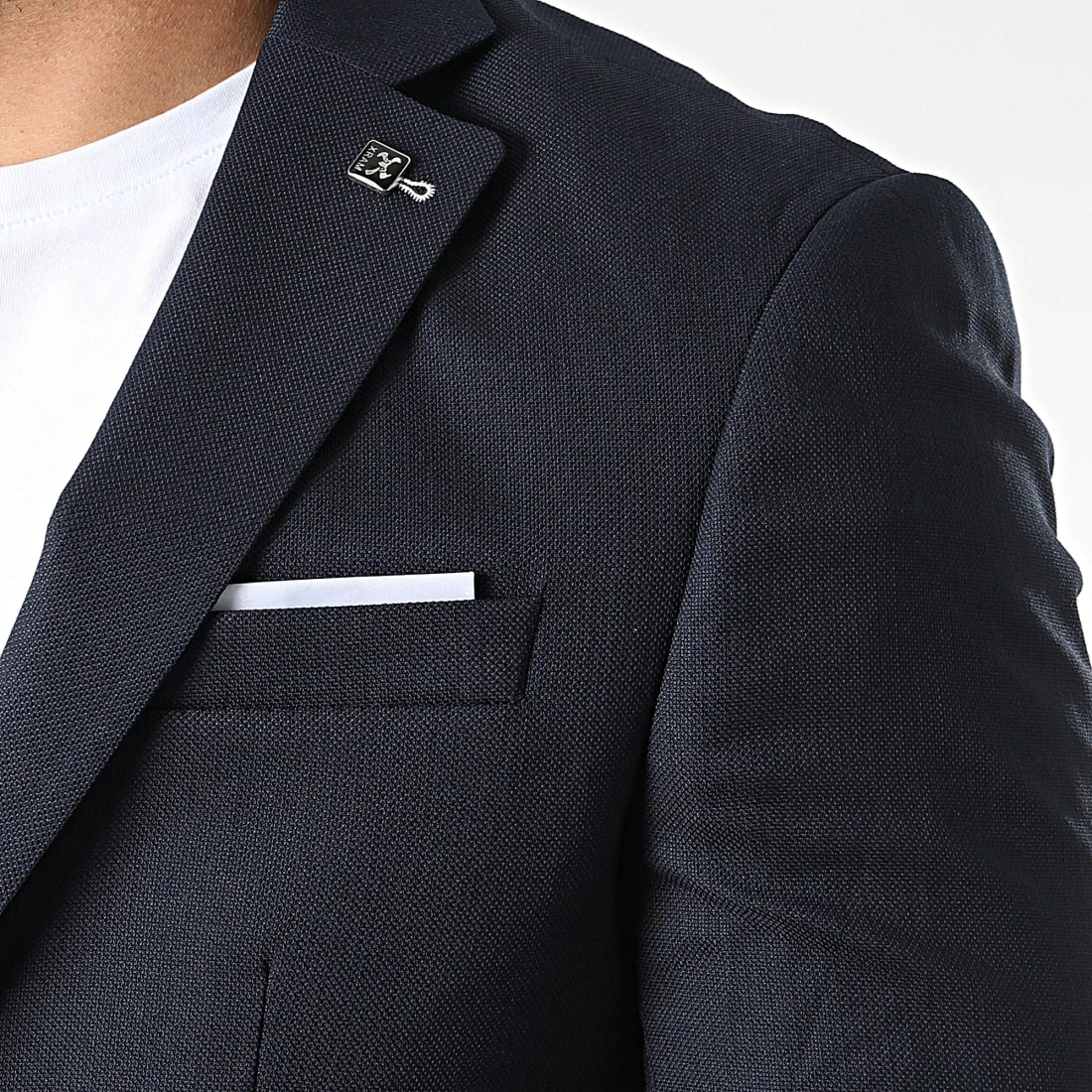 Le moins cher 🔔 Veste Blazer X-9404 Bleu Marine de Classic Series 🌟 4 Le moins cher 🔔 Veste Blazer X-9404 Bleu Marine de Classic Series 🌟 – Image 2