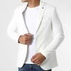 Bon marché 😍 Veste Blazer X-9404 Blanc de Classic Series ✔️ -Classic Series Soldes classic series 325930 X 9404 WHITE 20220704T160130 01