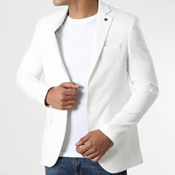 Bon marché 😍 Veste Blazer X-9404 Blanc de Classic Series ✔️