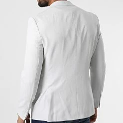 Top 10 🎁 Veste Blazer X-6019 Blanc de Classic Series ⭐ -Classic Series Soldes classic series 325931 X 6019 WHITE 20220630T143415 04