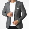 Meilleur prix 🔔 Veste Blazer X-4952 Gris Anthracite de Classic Series 💯 -Classic Series Soldes classic series 325949 X 4952 BLACK 20220704T155945 01