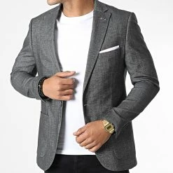 Meilleur prix 🔔 Veste Blazer X-4952 Gris Anthracite de Classic Series 💯